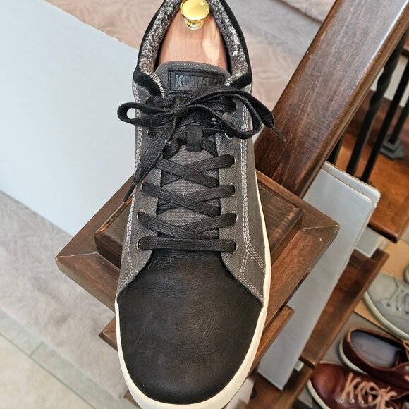Kodiak Men's Leather/Canvas Casual Shoes, Black, Sz 13 - Picture 10 of 16